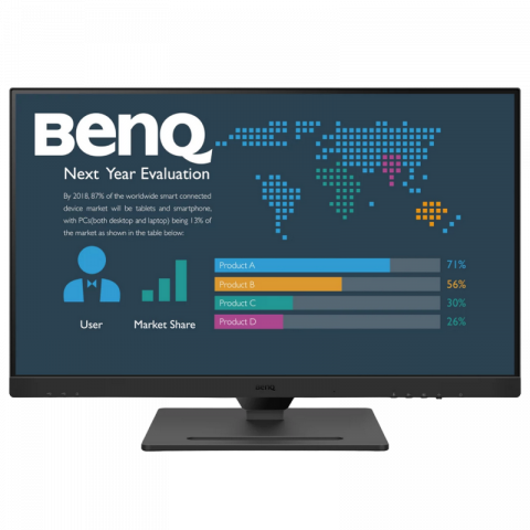 Монитор BenQ 27" BL2790QT, IPS, QHD, 75Гц, USB-C, с динамиками, Pivot, Черный [3]