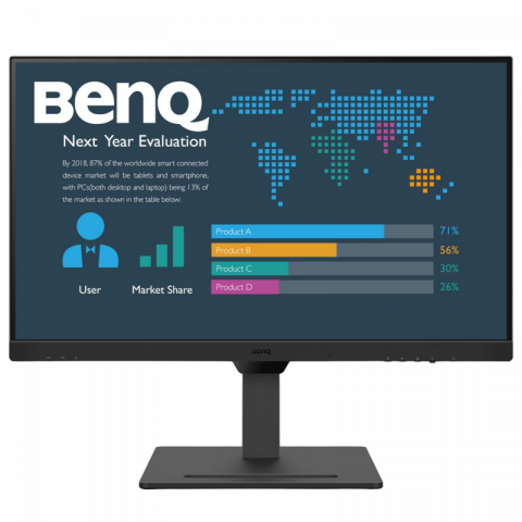 Componente PC - Monitor BenQ 27" BL2790QT, IPS, QHD, 75Hz, USB-C, Boxe, Pivot, Negru