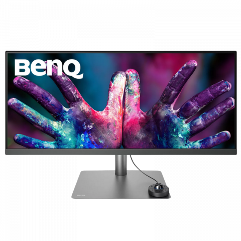 Componente PC - Monitor BenQ 34" PD3420Q, IPS, 3440x1440, HDR10, USB-C, Boxe, Negru