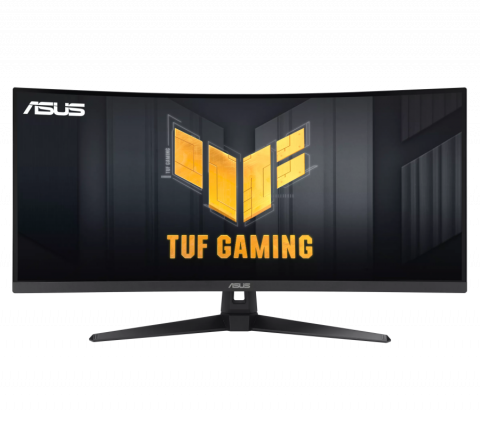 Componente PC - Monitor Curbat Gaming ASUS 34" TUF VG34VQ3B, VA, 3440x1440, 180Hz, HDR, 1ms, FreeSync, Negru