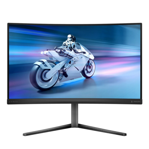 Componente PC - Monitor Curbat Gaming PHILIPS 27" Evnia 27M2C5200W, VA, Full HD, 280Hz, 1ms, HDR10, Negru