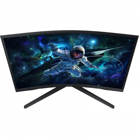 Monitor Curbat Gaming Samsung 27" Odyssey G5 S27CG550E, VA, QHD, 165Hz, 1ms, FreeSync, Negru [1]
