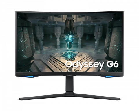 Componente PC - Monitor Curbat Gaming Samsung 27" Odyssey G6 S27BG650EI, VA, QHD, 240Hz, 1ms, Tizen, Negru