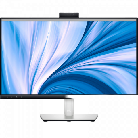 Componente PC - Monitor DELL 23.8" C2423H, IPS, Full HD, 60Hz, USB, LAN, Cameră Web, Pivot, Argintiu