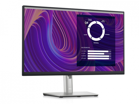 Monitor DELL 23.8" P2423D, IPS, QHD 2560x1440, 60Hz, USB, Pivot, Argintiu [2]