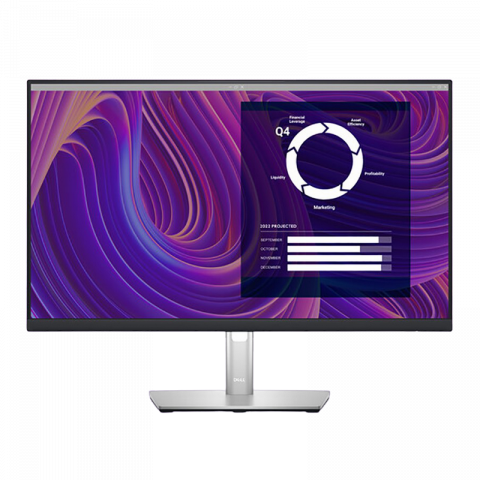 Monitor DELL 23.8" P2423D, IPS, QHD 2560x1440, 60Hz, USB, Pivot, Argintiu [0]