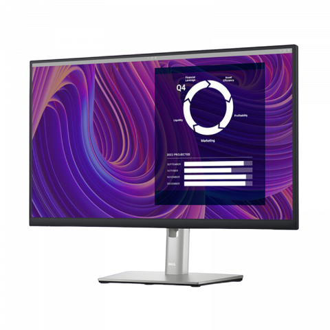 Monitor DELL 23.8" P2423D, IPS, QHD 2560x1440, 60Hz, USB, Pivot, Argintiu [11]