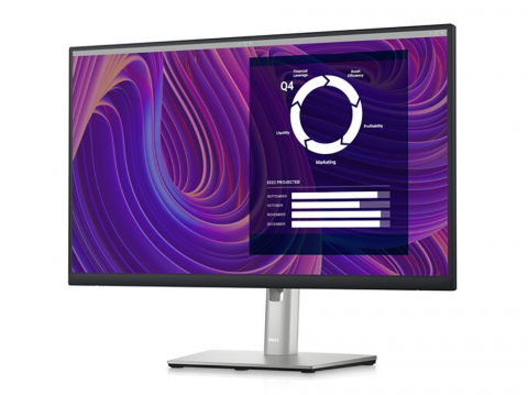 Monitor DELL 23.8" P2423D, IPS, QHD 2560x1440, 60Hz, USB, Pivot, Argintiu [10]