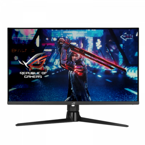 Componente PC - Monitor Gaming 4K ASUS 31.5" ROG Strix XG32UQ, IPS, 165Hz, 1ms, G-Sync/FreeSync, Negru