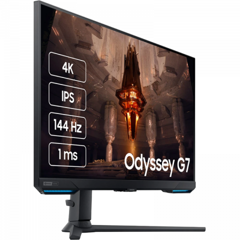 Monitor Gaming 4K Samsung 31.5" Odyssey S32BG700, IPS, UHD, 144Hz, G-Sync/FreeSync, Negru [7]