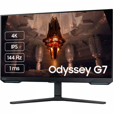 Monitor Gaming 4K Samsung 31.5" Odyssey S32BG700, IPS, UHD, 144Hz, G-Sync/FreeSync, Negru [3]