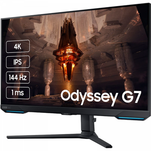 Monitor Gaming 4K Samsung 31.5" Odyssey S32BG700, IPS, UHD, 144Hz, G-Sync/FreeSync, Negru [2]