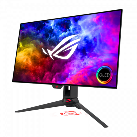 Monitor Gaming OLED ASUS 27" ROG Strix XG27AQDMG, QHD, 240Hz, 0.03ms, HDR10, G-Sync/FreeSync [1]