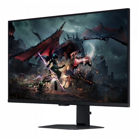 Monitor Gaming Samsung 31.5" Odyssey G5 S32DG500, IPS, QHD, 180Hz, 1ms, FreeSync, Pivot [9]