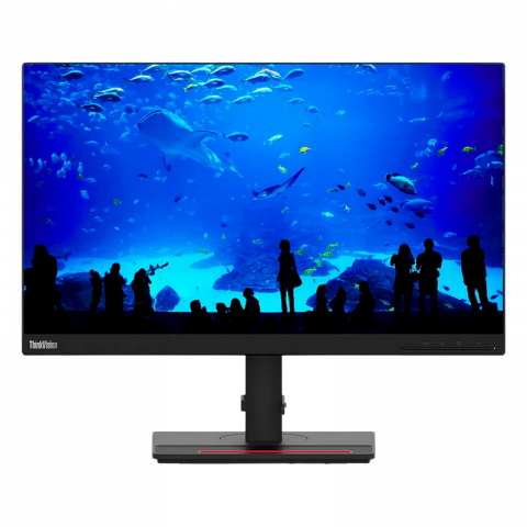 Componente PC - Monitor LENOVO 23.0" ThinkVision T23i-20, IPS, Full HD, 60Hz, Pivot, Negru