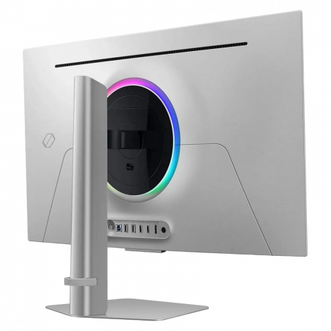 Monitor OLED Gaming Samsung 31.5" Odyssey G8 S32DG800, 4K, 240Hz, 0.03ms, G-Sync/FreeSync, Silver [15]