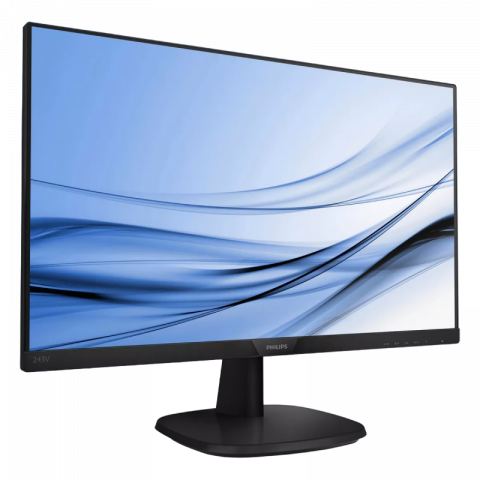 Monitor PHILIPS 23.8" 243V7QDSB, IPS, Full HD, 75Hz, 4ms, HDMI+DVI, Negru [5]