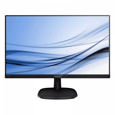 Monitor PHILIPS 23.8" 243V7QDSB, IPS, Full HD, 75Hz, 4ms, HDMI+DVI, Negru [0]