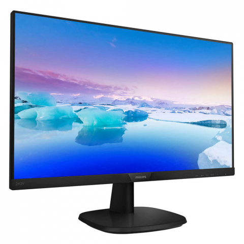 Monitor PHILIPS 23.8" 243V7QDSB, IPS, Full HD, 75Hz, 4ms, HDMI+DVI, Negru [7]