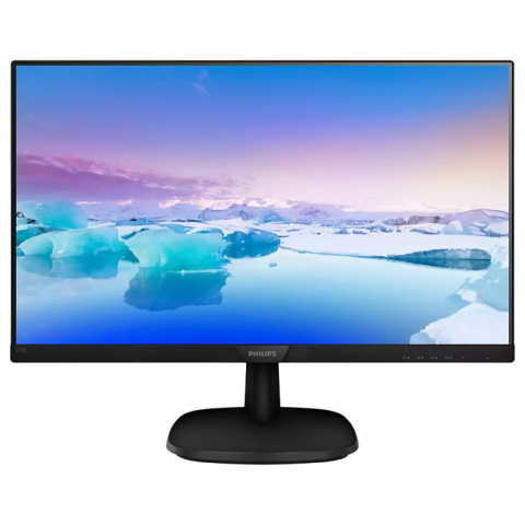 Componente PC - Monitor PHILIPS 27" 273V7QDSB, IPS, Full HD, 75Hz, 5ms, DVI+HDMI, Negru