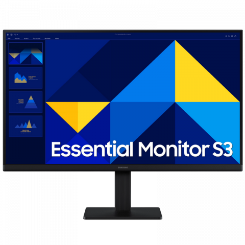 Monitor Samsung 23.8" S24D300G, IPS, Full HD, 100Hz, 5ms, Negru [0]