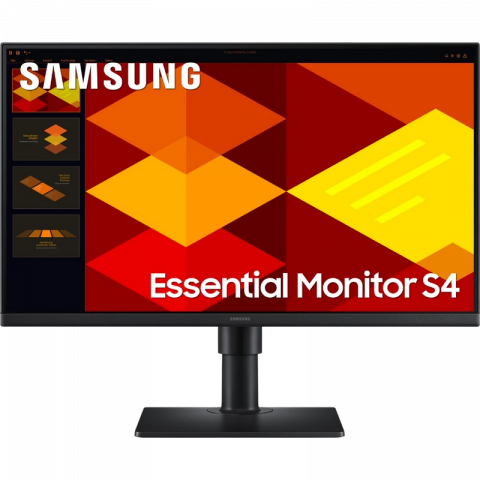 Componente PC - Monitor Samsung 23.8" S24D400G, IPS, Full HD, 100Hz, 5ms, USB, Pivot, Negru