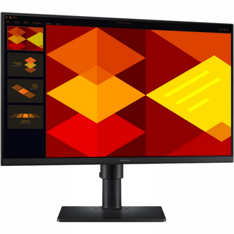 Monitor Samsung 23.8" S24D400G, IPS, Full HD, 100Hz, 5ms, USB, Pivot, Negru [4]