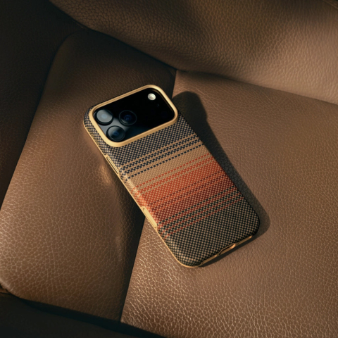 Pitaka Aramid UltraGuard Case for iPhone 17 Pro Sunset [5]