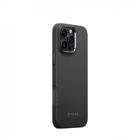 iPhone 16 Pro - Чехол Pitaka Black/Grey Military-Grade Protective для iPhone 16 Pro