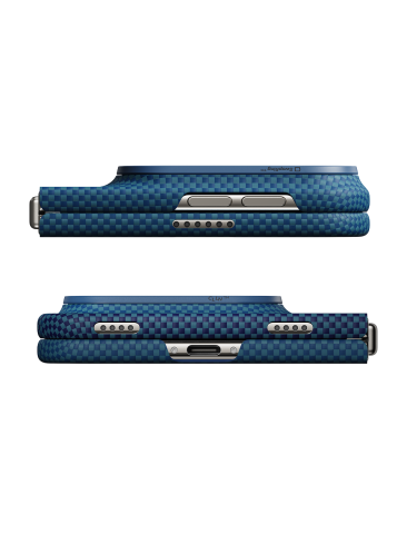Pitaka Edge Case for iPhone 18 Fold Full Set (Back Cover with Axis & Front Cover) Moonrise 2.0 [6]