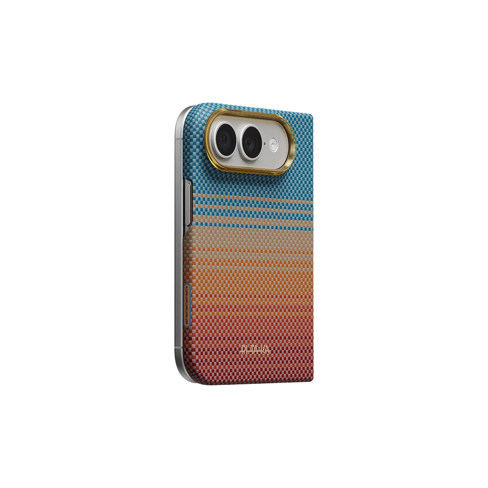 iPhone 18 Fold - Pitaka Edge Case for iPhone 18 Fold Back Cover Sunset 2.0
