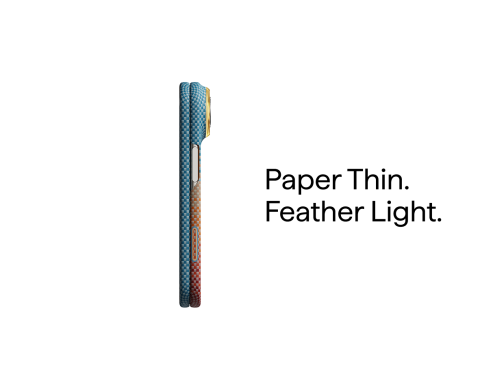 Pitaka Edge Case for iPhone 18 Fold Full Set (Back Cover with Axis & Front Cover) Sunset 2.0 [4]