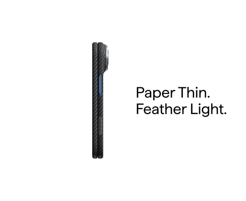 Pitaka Edge Case for iPhone 18 Fold Full Set (Back Cover with Axis & Front Cover) Black Grey [5]