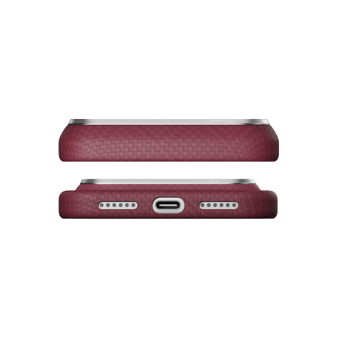 Pitaka Edge Case for iPhone 18 Pro Burgundy [4]