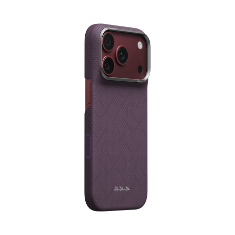 Huse - Pitaka Edge Case for iPhone 18 Pro Max Weaving Charoite Purple