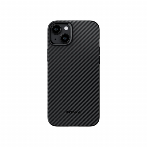 Электроника - Чехол PITAKA MagEZ Pro 4 Black/Grey Twill 1500D для iPhone 15