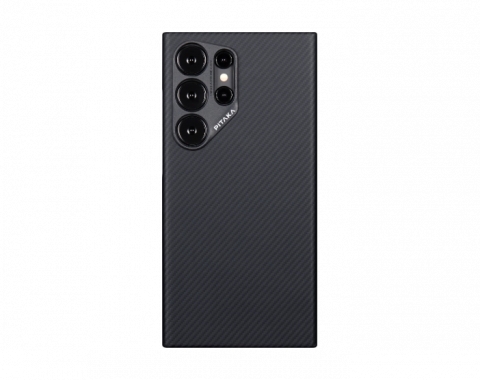 Электроника - Чехол Pitaka PIN Button для Samsung Galaxy S25 Ultra Black/Grey