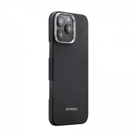 iPhone 16 Pro Max - Чехол Pitaka Ultra-Slim для iPhone 16 Pro max Black/Grey 