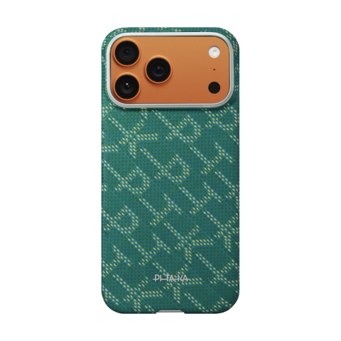 Accesorii Telefoane - Pitaka Ultra-Slim Case for  iPhone 17 Pro Gold/Green