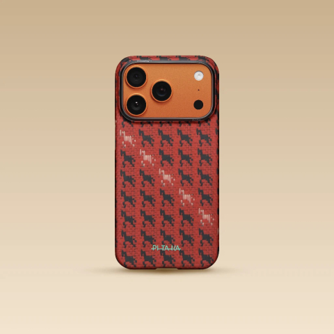 Pitaka Ultra-Slim Case for  iPhone 17 Pro Max Maroon [5]