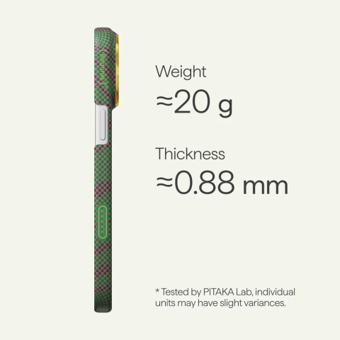 Pitaka Ultra-Slim Case for  iPhone 17 Pro Sprout Surge [2]