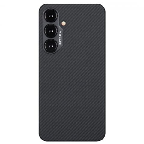 Электроника - Чехол Pitaka Ultra-Slim для Samsung S25 Black/Grey