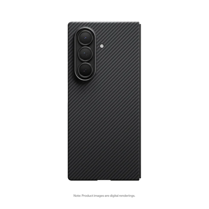 Pitaka Ultra-Slim Case Samsung Galaxy Z Fold 7 Black/Grey [1]