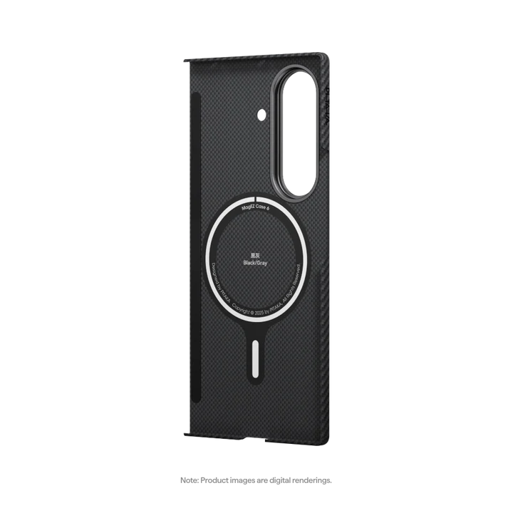 Pitaka Ultra-Slim Case Samsung Galaxy Z Fold 7 Black/Grey [3]