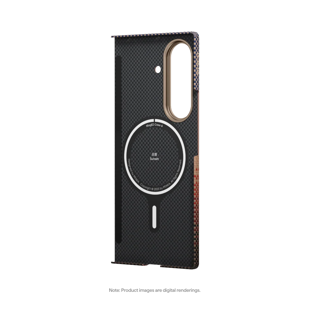 Pitaka Ultra-Slim Case Samsung Galaxy Z Fold 7 Sunset [4]
