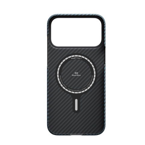 Pitaka Ultra-Slim Case (With PitaTap) for iPhone 17 Pro Black/Blue [3]