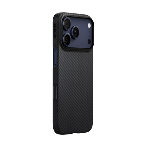 Чехлы - Pitaka Ultra-Slim Case (With PitaTap) for iPhone 17 Pro Max Black/Grey