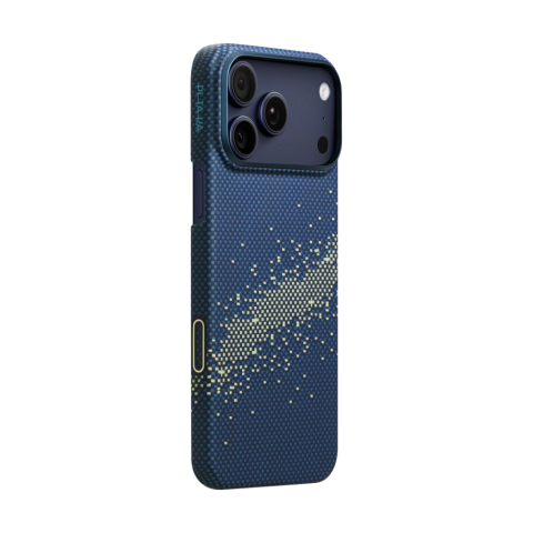 Чехлы - Pitaka Ultra-Slim Case (With PitaTap) for iPhone 17 Pro Max Milky way galaxy
