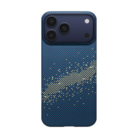 Pitaka Ultra-Slim Case (With PitaTap) for iPhone 17 Pro Milky way galaxy [1]