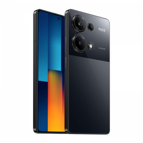 Telefon Poco M6 Pro 12/512GB EU Black Diagonala ecranului: 6,67 ", Rezolutia ecranului: 2400x1080, Max. Rezoluția camerei: 64 MP, Cameră frontală: 16 MP, Capacitate acumulator: 5000 mAh, Chipset: Mediatek Helio G99 Ultra, Platformă software: Android, Grad de protecție: IP54, [10]